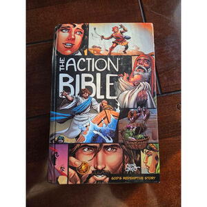 The Action Bible: God’s Redemptive Story Table Book illustrated kids bible